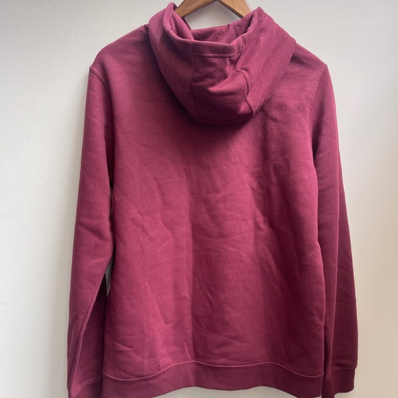 Unworn Nike Medium Mens Fleece Club Golf Hoodie in Dark Maroon - Picture 3 of 4